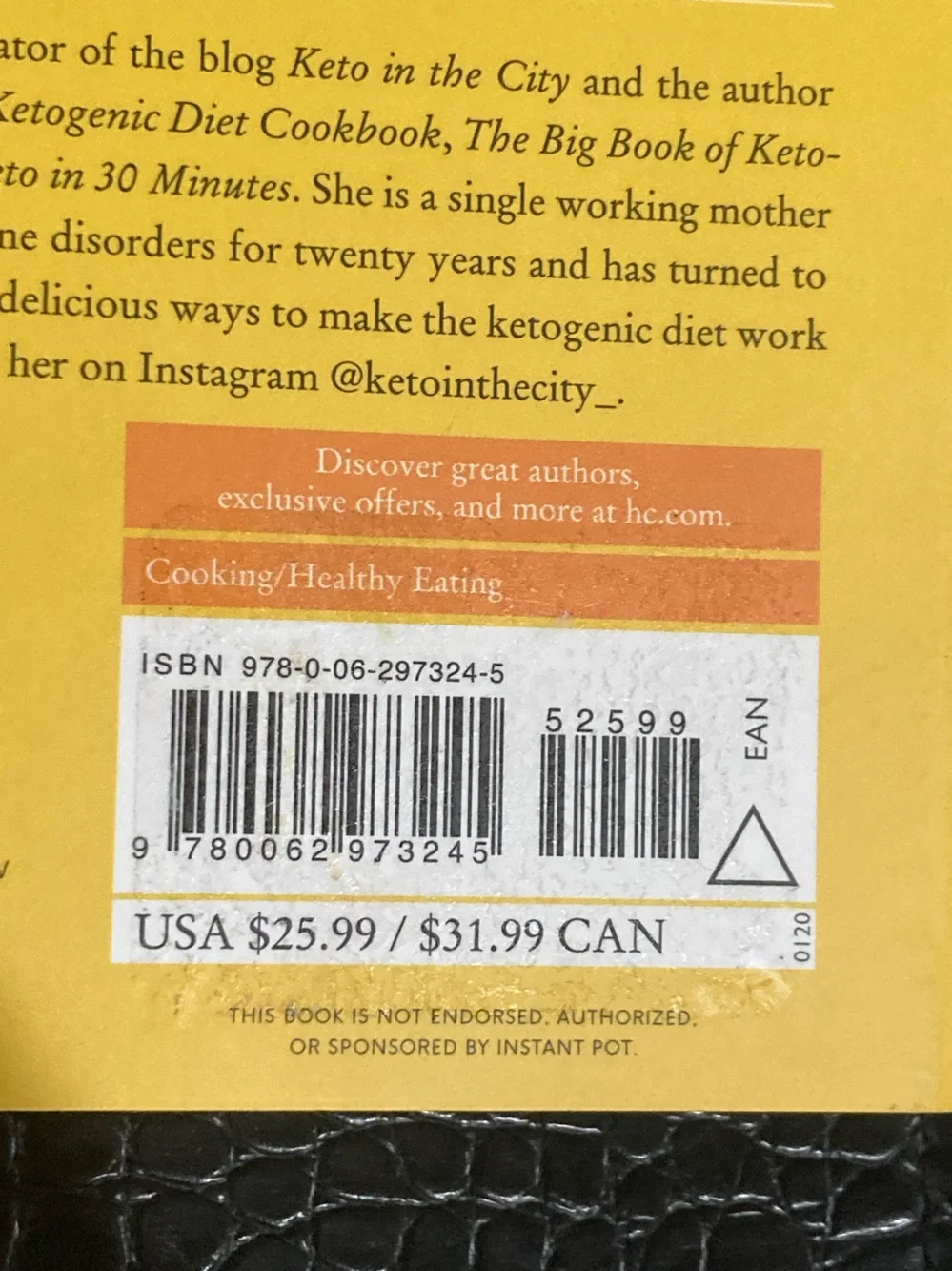 NEW Keto in an Instant Cookbook by Jen‎ Fisch